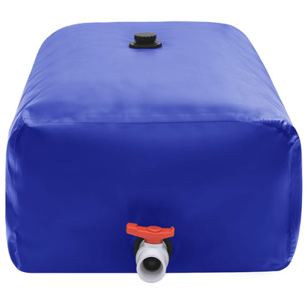 vandtank med hane sammenfoldelig 100 l PVC