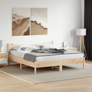 sengeramme uden madras 180x200 cm massivt fyrretræ