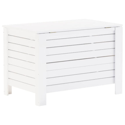 opbevaringsboks med låg RANA 100x49x54 cm massivt fyrretræ hvid