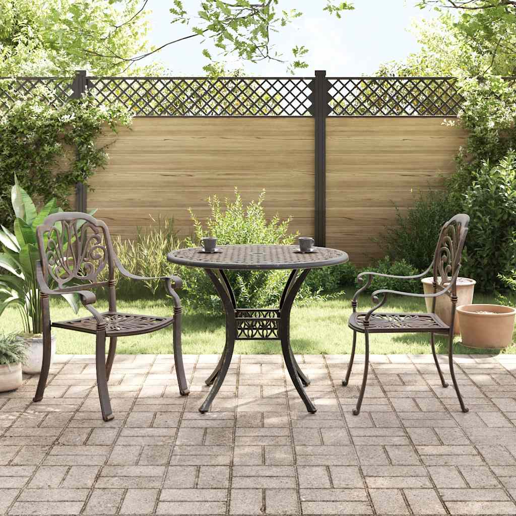 bistrost 3 dele stbt aluminium bronzefarvet