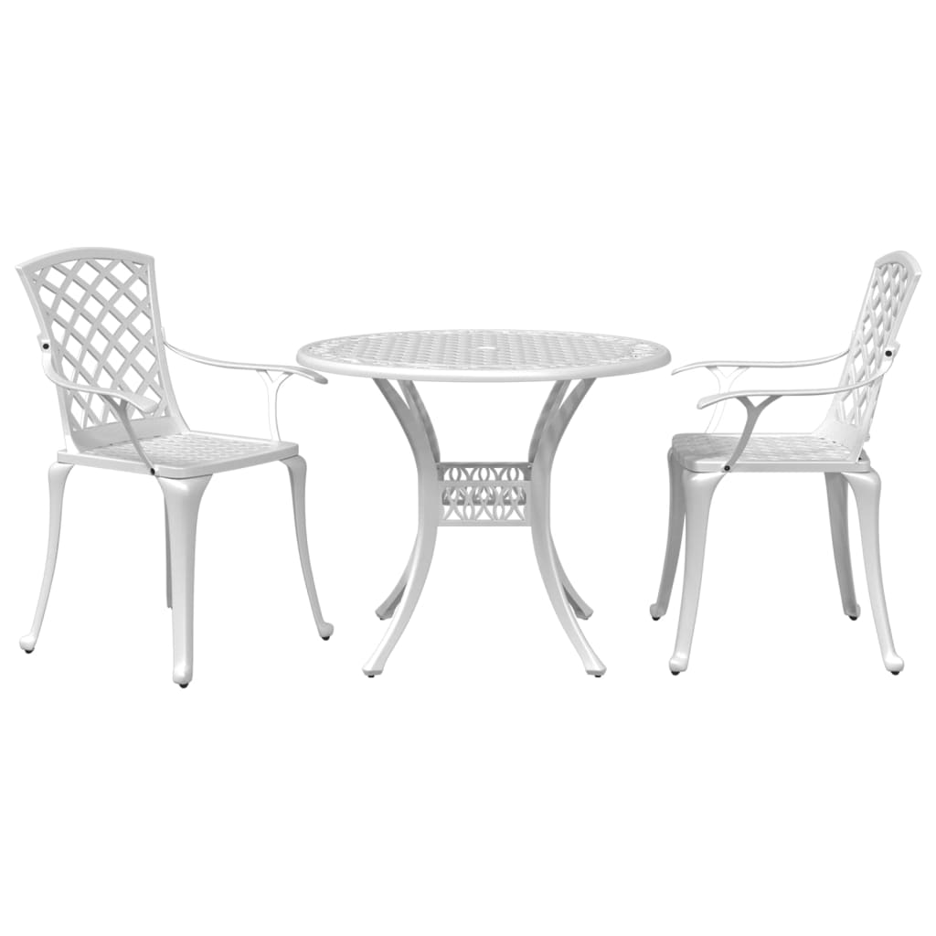 bistrost 3 dele stbt aluminium hvid