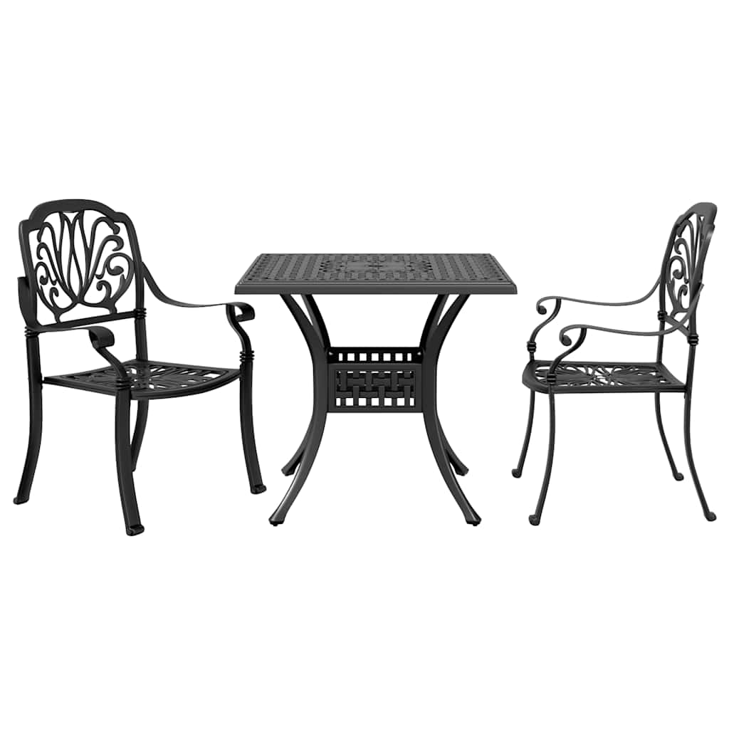 bistrost 3 dele stbt aluminium sort