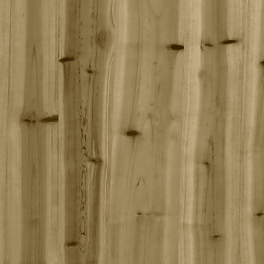 plantebord med hylder 82,5x50x109,5 cm imprægneret fyrretræ