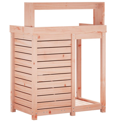plantebord med hylder 82,5x50x109,5 cm massivt douglasgran