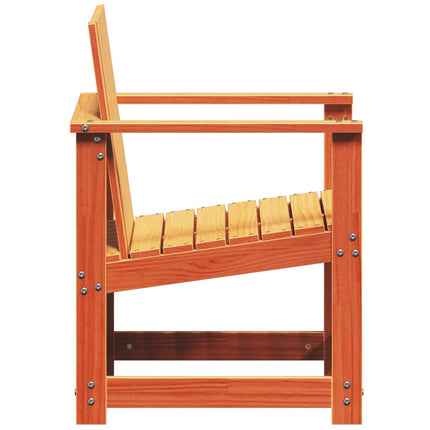 havestol 62x56x77 cm massivt fyrretræ gyldenbrun