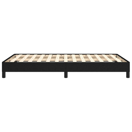 sengeramme uden madras 120x190 cm stof sort
