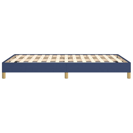 sengeramme uden madras 120x190 cm stof blå