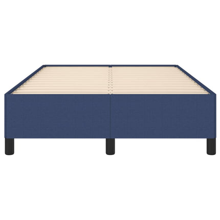 sengeramme uden madras 120x190 cm stof blå