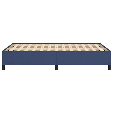 sengeramme uden madras 120x190 cm stof blå