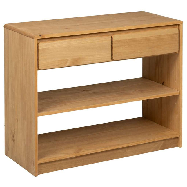 konsolbord SAUDA 89,5x36,5x73 cm massivt fyrretræ eg