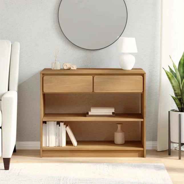 konsolbord SAUDA 89,5x36,5x73 cm massivt fyrretræ eg