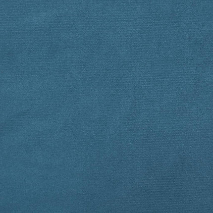 fodskammel 77x55x31 cm velour blå
