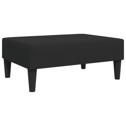 fodskammel 77x55x31 cm velour sort