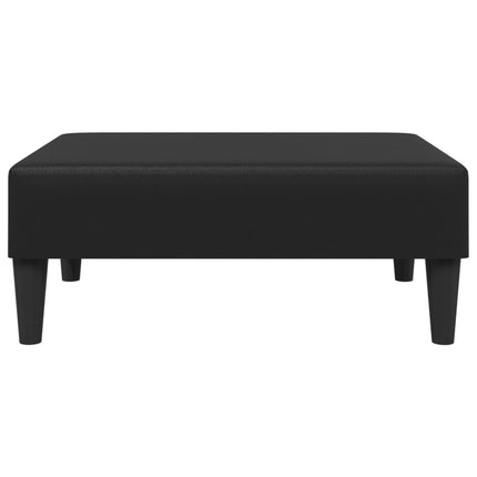 fodskammel 77x55x31 cm kunstlæder sort