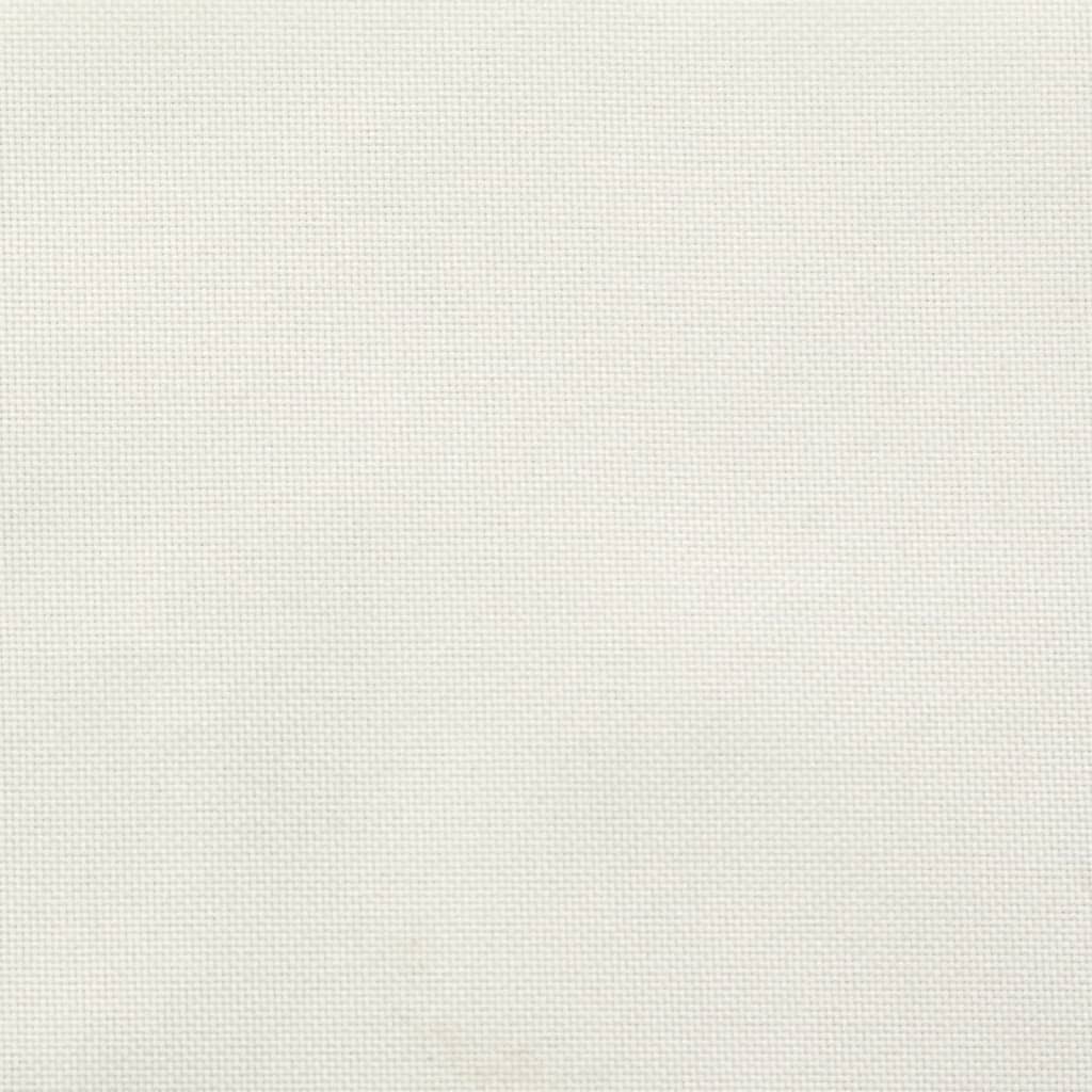 stolehynder med høj ryg 4 stk. 120x50x7 cm stof cremefarvet