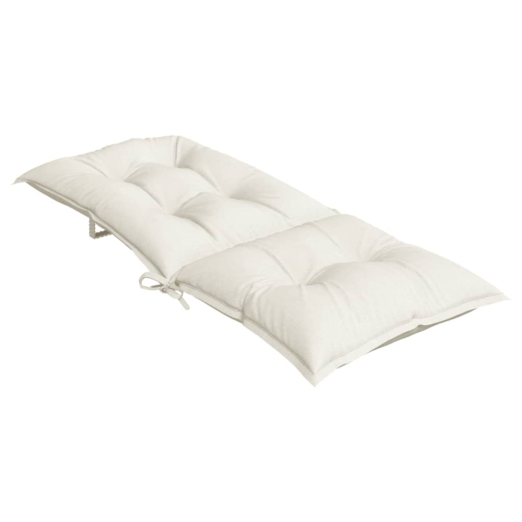 stolehynder med høj ryg 6 stk. 120x50x7 cm stof antracitgrå