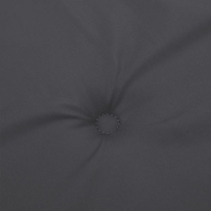 stolehynder med høj ryg 4 stk. 120x50x4 cm stof antracitgrå