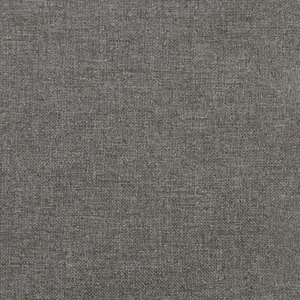 stolehynder med lav ryg 2 stk. 100x50x4 cm stof mørkegrå