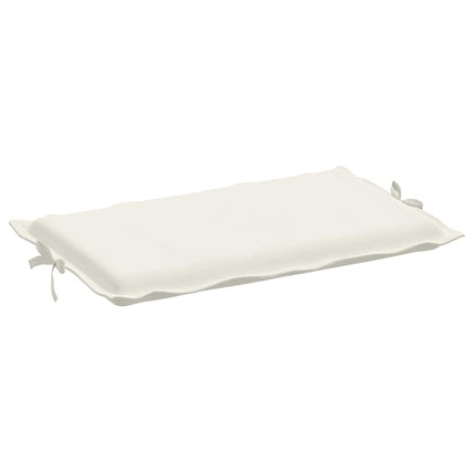 hynde til liggestol 186x58x4 cm stof meleret cremefarvet