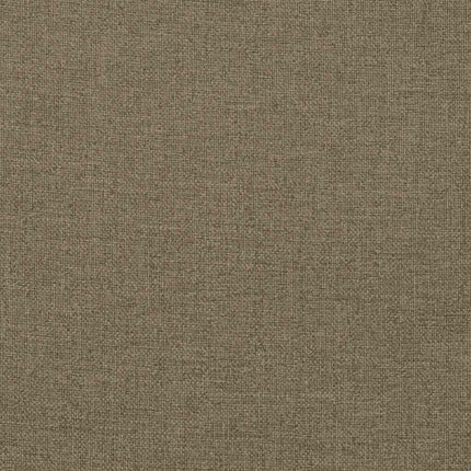 hynde til liggestol 186x58x4 cm stof meleret gråbrun