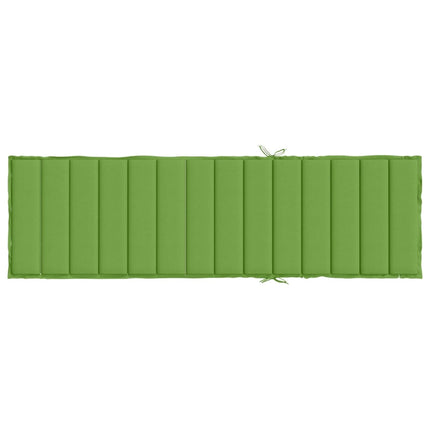 hynde til liggestol 200x50x4 cm stof meleret grøn