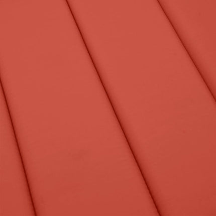 hynde til liggestol 200x50x4 cm stof meleret rød