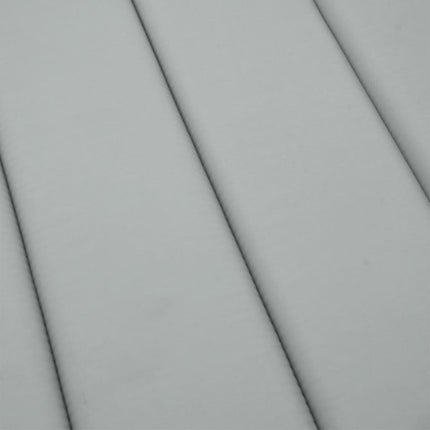 hynde til liggestol 200x60x4 cm stof meleret lysegrå
