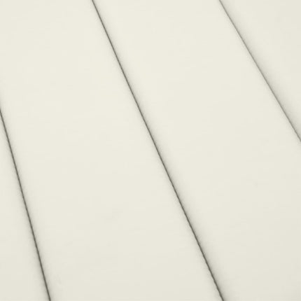 hynde til liggestol 200x60x4 cm stof meleret cremefarvet