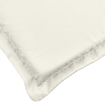 hynde til liggestol 200x70x4 cm stof meleret cremefarvet
