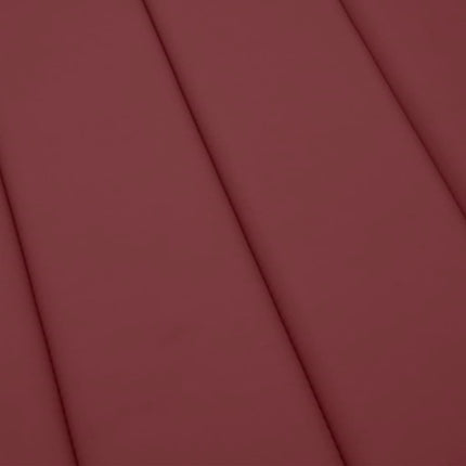 hynde til liggestol 200x70x4 cm stof meleret vinrød