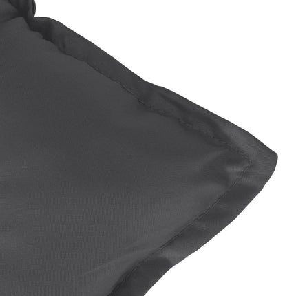 hynde til havebænk 100x50x7 cm stof meleret antracitgrå