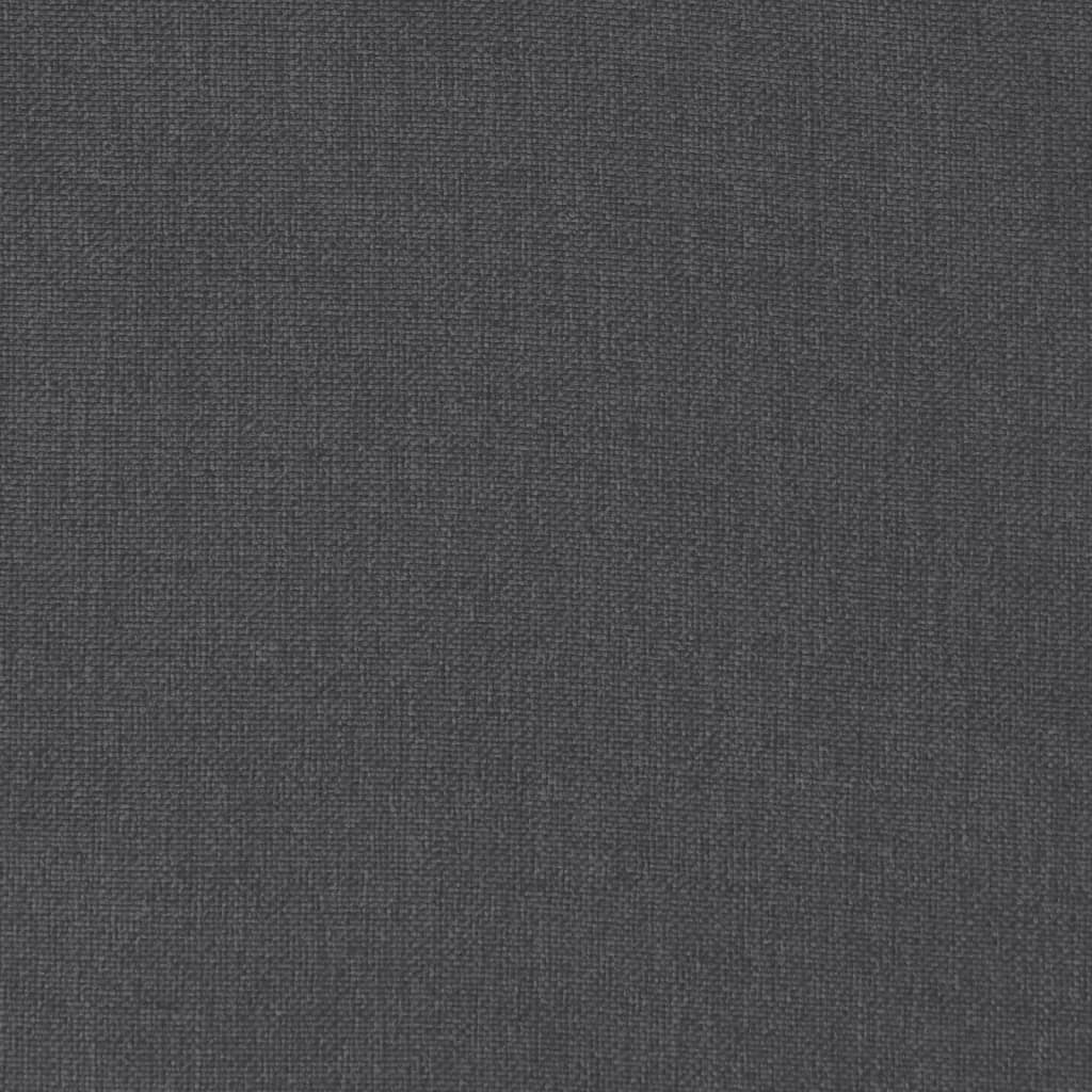 hynde til havebænk 100x50x7 cm stof meleret antracitgrå