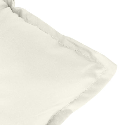 hynde til havebænk 100x50x7 cm stof meleret cremefarvet