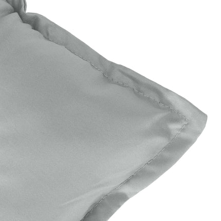 hynde til havebænk 120x50x7 cm stof meleret lysegrå