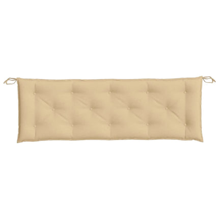 hynde til havebænk 150x50x7 cm stof meleret beige