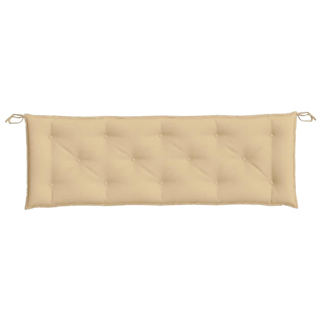 hynde til havebænk 150x50x7 cm stof meleret beige