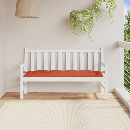 hynde til havebænk 150x50x7 cm stof meleret red