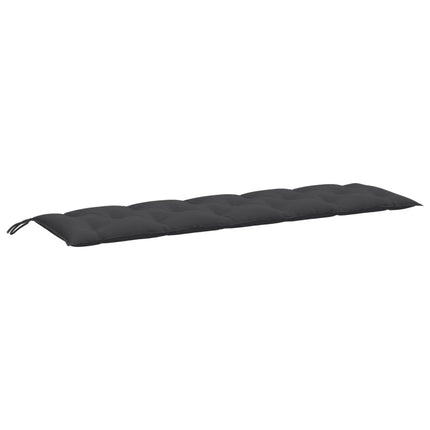hynde til havebænk 180x50x7 cm stof meleret antracitgrå