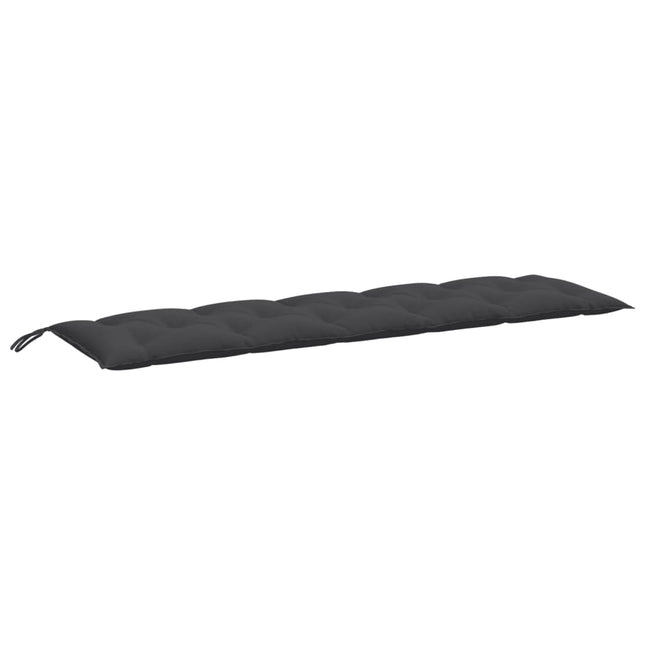 hynde til havebænk 180x50x7 cm stof meleret antracitgrå