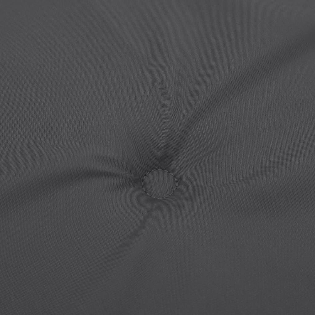 hynde til havebænk 180x50x7 cm stof meleret antracitgrå