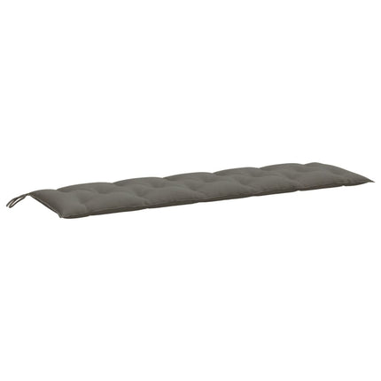 hynde til havebænk 180x50x7 cm stof meleret mørkegrå