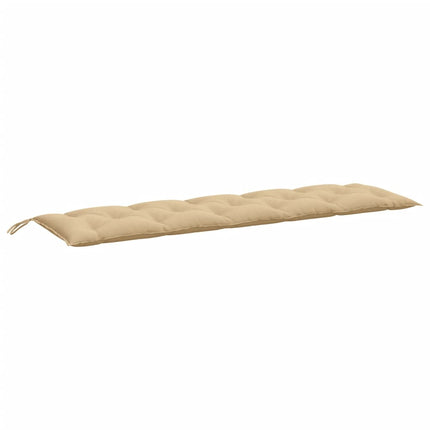 hynde til havebænk 180x50x7 cm stof meleret beige