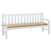 hynde til havebænk 180x50x7 cm stof meleret beige