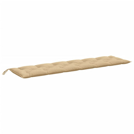 hynde til havebænk 200x50x7 cm stof meleret beige