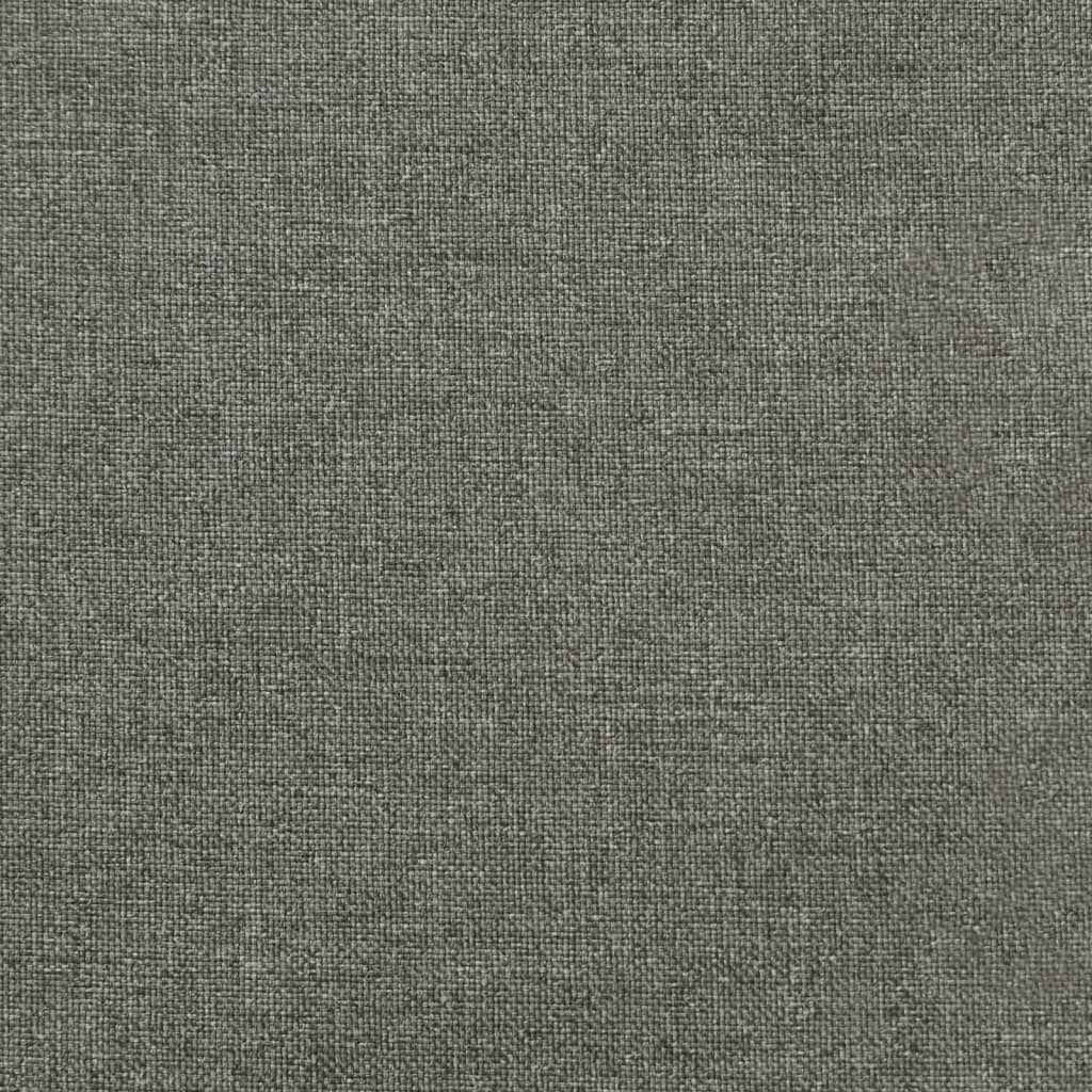 hynder til havebænk 2 stk. 100x50x7 cm stof meleret mørkegrå
