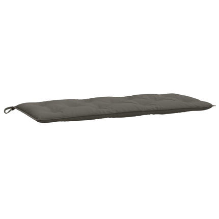 hynder til havebænk 2 stk. 120x50x7 cm stof meleret mørkegrå