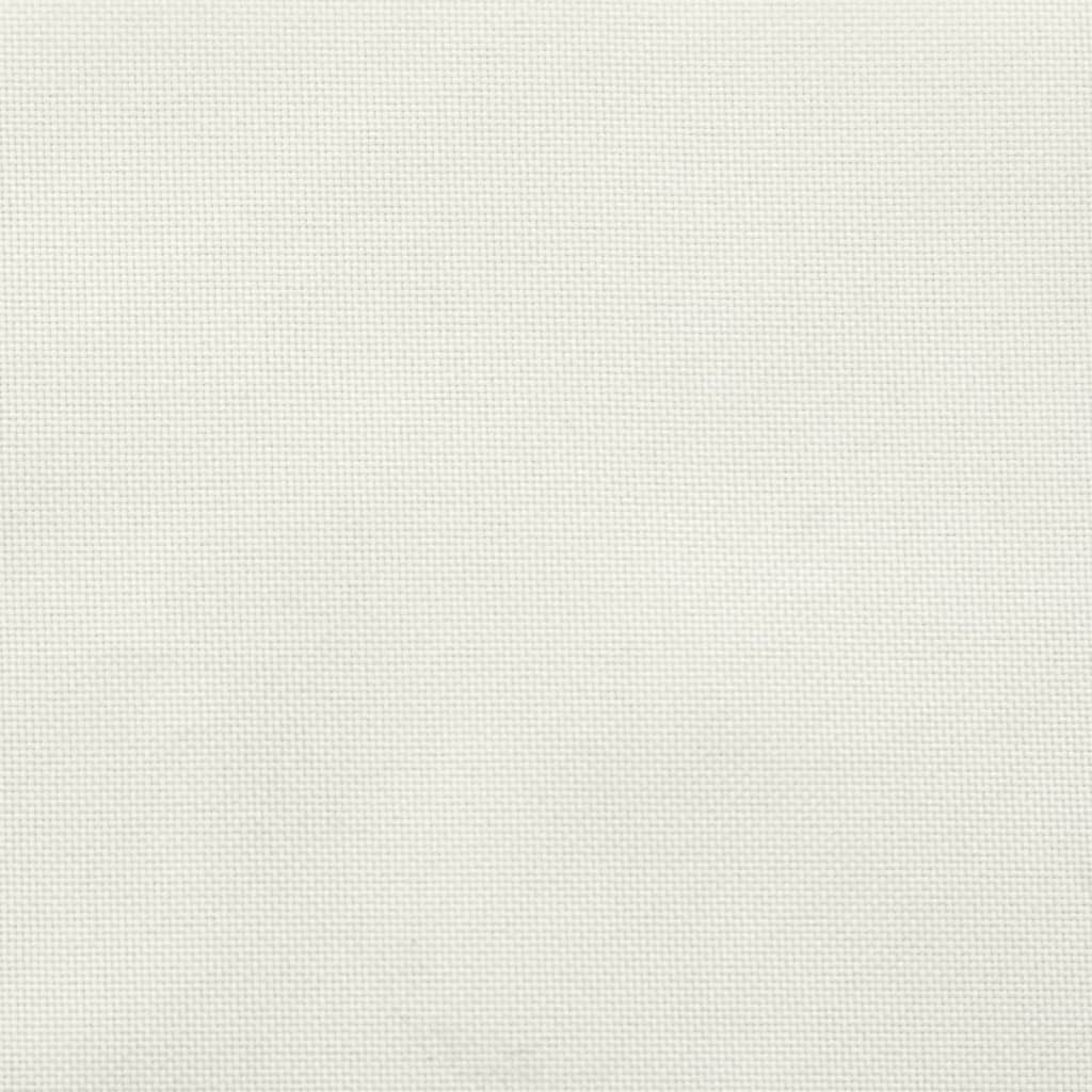 hynder til havebænk 2 stk. 120x50x7 cm stof meleret cremefarvet