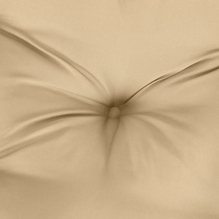 hynder til havebænk 2 stk. 120x50x7 cm stof meleret beige