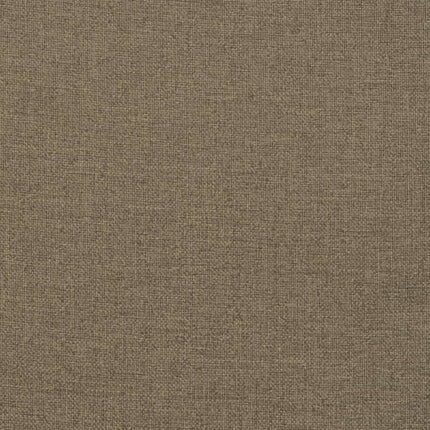 hynder til havebænk 2 stk. 120x50x7 cm stof meleret gråbrun