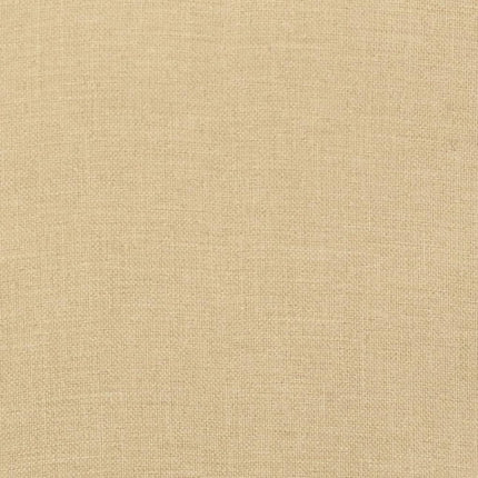 hynder til havebænk 2 stk. 150x50x7 cm stof meleret beige
